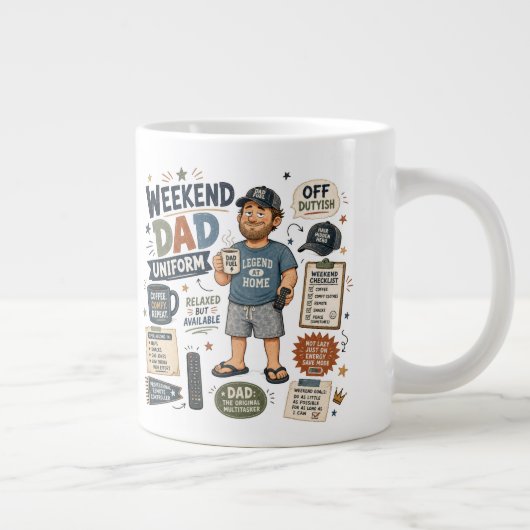 Weekendpapa Grote Koffiekop (Rechts)