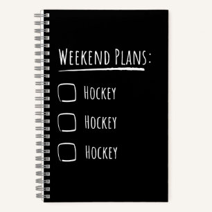 Weekendplannen IJshockey Notitieboek