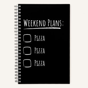 Weekendplannen Pizza Notitieboek