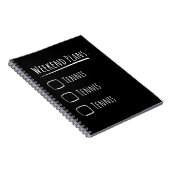 Weekendplannen Tennis Notitieboek (Rechterzijde)