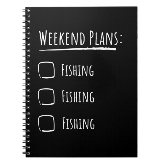 Weekendplannen Vissen Notitieboek (Voorkant)