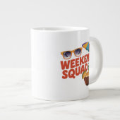 weekendploeg grote koffiekop (Voorkant rechts)
