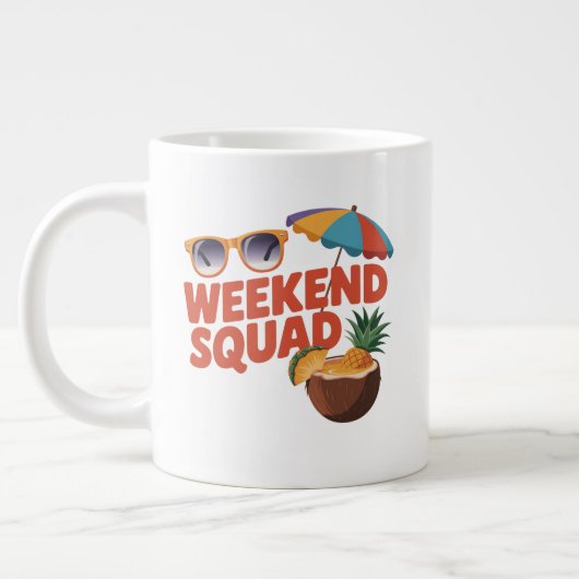 weekendploeg grote koffiekop (Links)