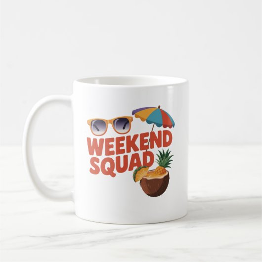 weekendploeg koffiemok (Links)