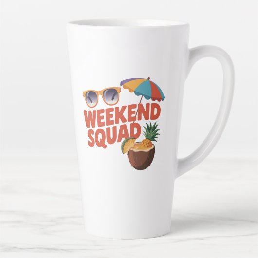 weekendploeg latte mok (Rechts)