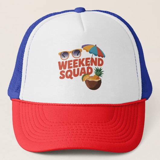 weekendploeg trucker pet (Voorkant)
