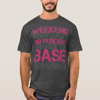 Weekendprognose 100 % kans op basissprinkhaan t-shirt