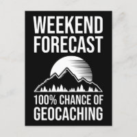 Weekendprognose - 100% kans op geocaching