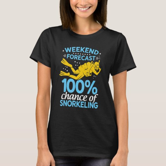 Weekendprognose 100 kans op het uitsnijden van dui t-shirt (Voorkant)