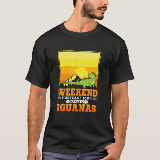Weekendprognose 100 kans op Iguanas T-shirt