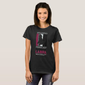 Weekendprognose 100 kans op labradoodle hond 2 t-shirt (Voorkant volledig)