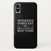 Weekendprognose - 100% kans op Ren Faire Case-Mate iPhone Case (Achterkant)