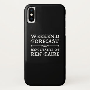 Weekendprognose - 100% kans op Ren Faire Case-Mate iPhone Case