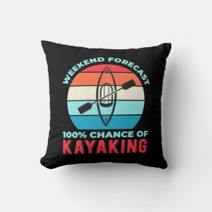 Weekendprognose 100 kans van kayaking kussen