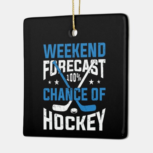 Weekendprognose 100 % keramisch ornament (Links)