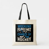 Weekendprognose 100 % ockey tote bag (Achterkant)