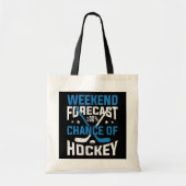 Weekendprognose 100 % ockey tote bag (Voorkant)