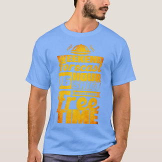 Weekendprognose 16 uur verschuiving zonder vrije t t-shirt