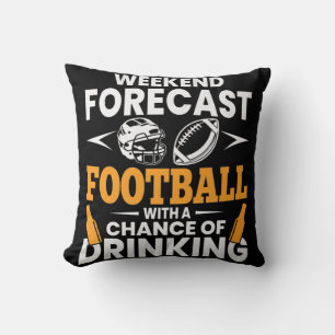 Weekendprognose football met kans op drinken kussen
