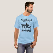 "Weekendprognose: Gevist met een kans op" T-shirt (Voorkant volledig)