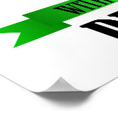 Weekendprognose Golf-kans om afdrukken te drink Poster (Hoek)