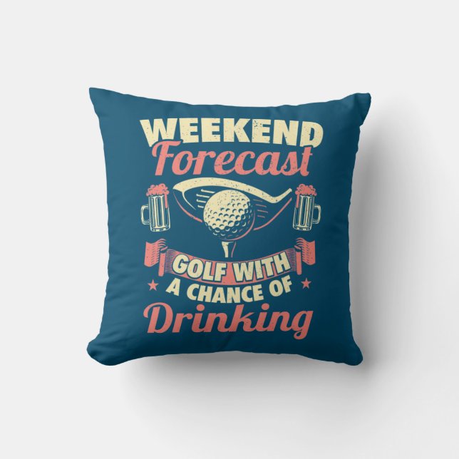 Weekendprognose Golf met kans op Drink Kussen (Voorkant)