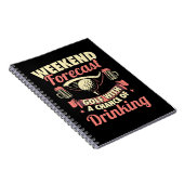 Weekendprognose Golf met kans op Drink Notitieboek (Rechterzijde)