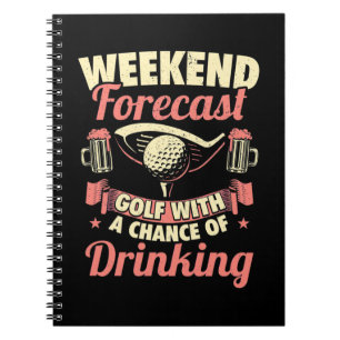 Weekendprognose Golf met kans op Drink Notitieboek