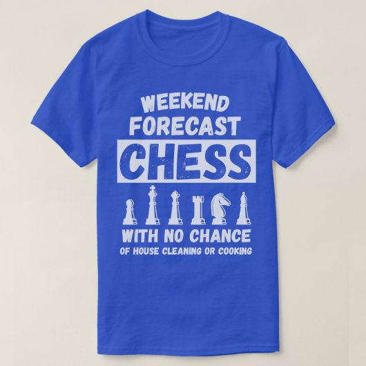 Weekendprognose kaas geen mogelijkheid tot schoonm t-shirt (Design voorkant)