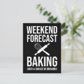 Weekendprognose met een kans van Drink Briefkaart (Staand voorkant)