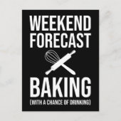 Weekendprognose met een kans van Drink Briefkaart (Voorkant)