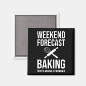 Weekendprognose met een kans van Drink Magneet (Voorkant / Achterkant)