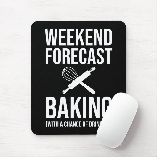 Weekendprognose met een kans van Drink Muismat (Met muis)