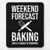 Weekendprognose met een kans van Drink Muismat (Voorkant)