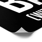 Weekendprognose met een kans van Drink Poster (Hoek)