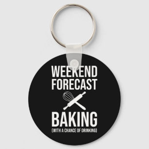 Weekendprognose met een kans van Drink Sleutelhanger