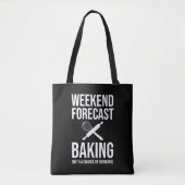 Weekendprognose met een kans van Drink Tote Bag (Voorkant)