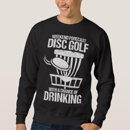 Weekendprognose met kans op Drink Golf Trui (Voorkant)