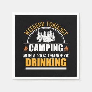 Weekendprognose met kans op drink servet