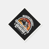 Weekendprognose met kans op drink servet (Hoek)