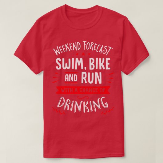 Weekendprognose SWM Bike en run met mogelijkheid t T-shirt (Design voorkant)