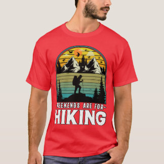Weekends Are For Hiking Nature Camping boy T-shirt