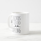 Weekends Coffee And Camping Koffiemok (Voorkant links)