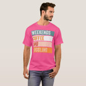 Weekends Coffee And Juggling Funny Hobby T-shirt (Voorkant volledig)