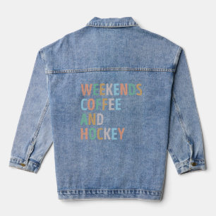 Weekends Koffie en Hockey Mama Denim Jacket