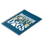 Weekends Koffie en Honden Notitieboek (Linkerzijde)