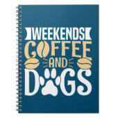 Weekends Koffie en Honden Notitieboek (Voorkant)