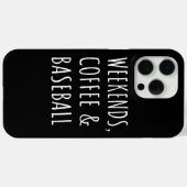 Weekends, koffie en honkbal I Case-Mate iPhone Case (Achterkant (horizontaal))