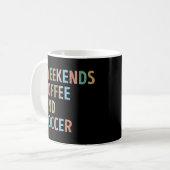 Weekends Koffie en Voetbal Moeder Koffiemok (Voorkant links)