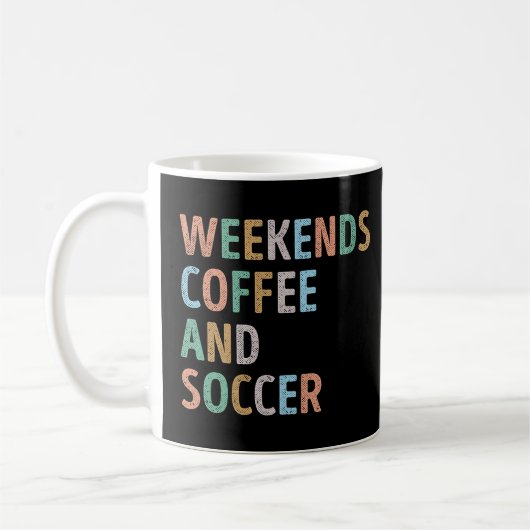 Weekends Koffie en Voetbal Moeder Koffiemok (Links)